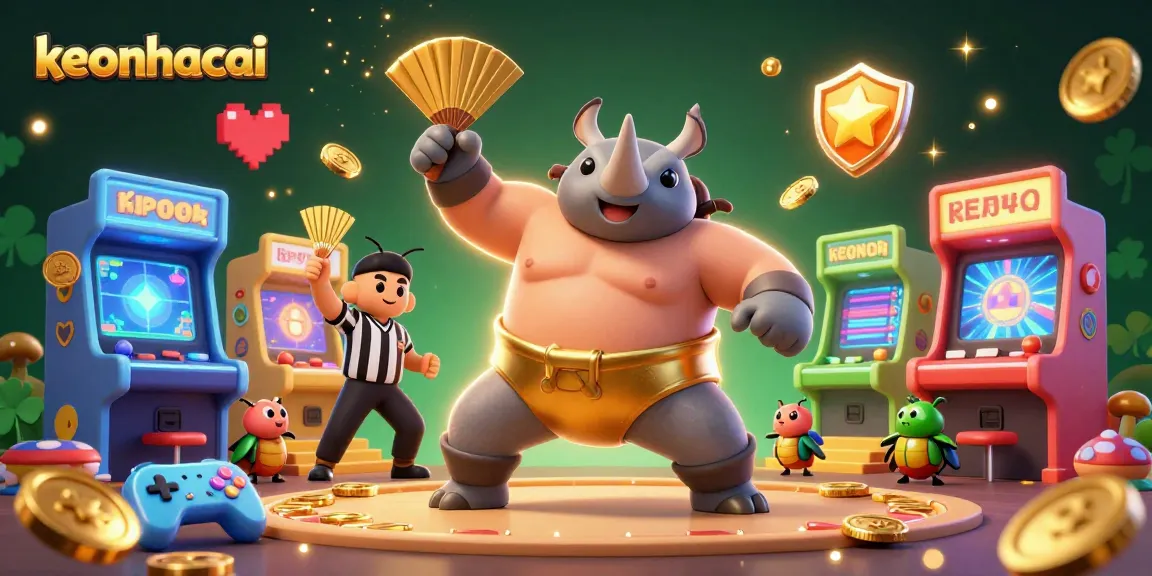 Engage in exciting keonhacai betting action with dynamic characters and colorful gaming elements.