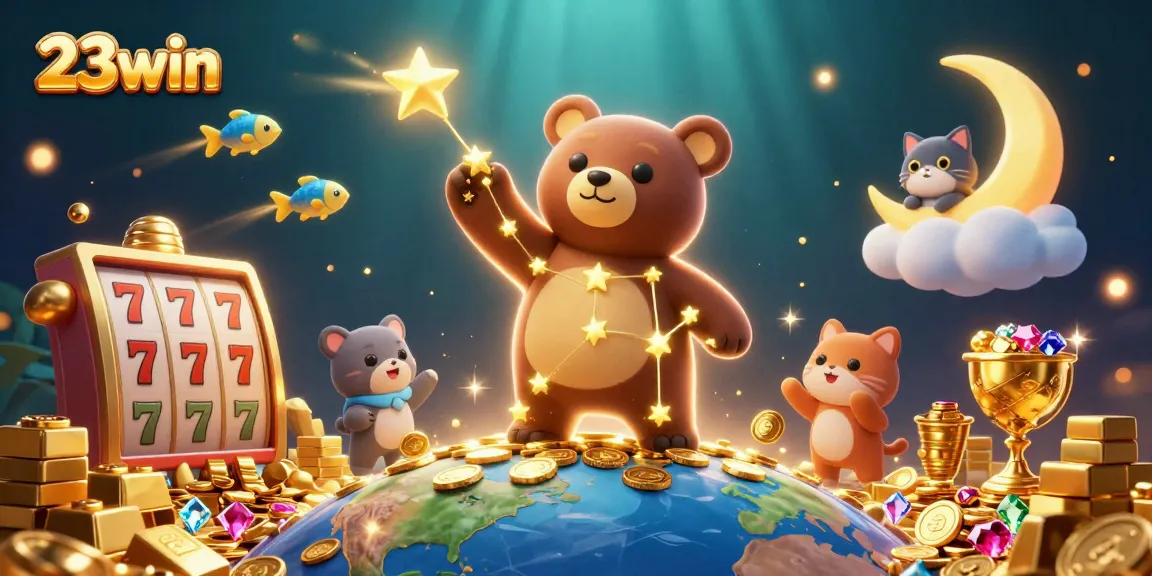 Engage with exciting 23win slot experiences, featuring vibrant jackpot elements and stunning gems.